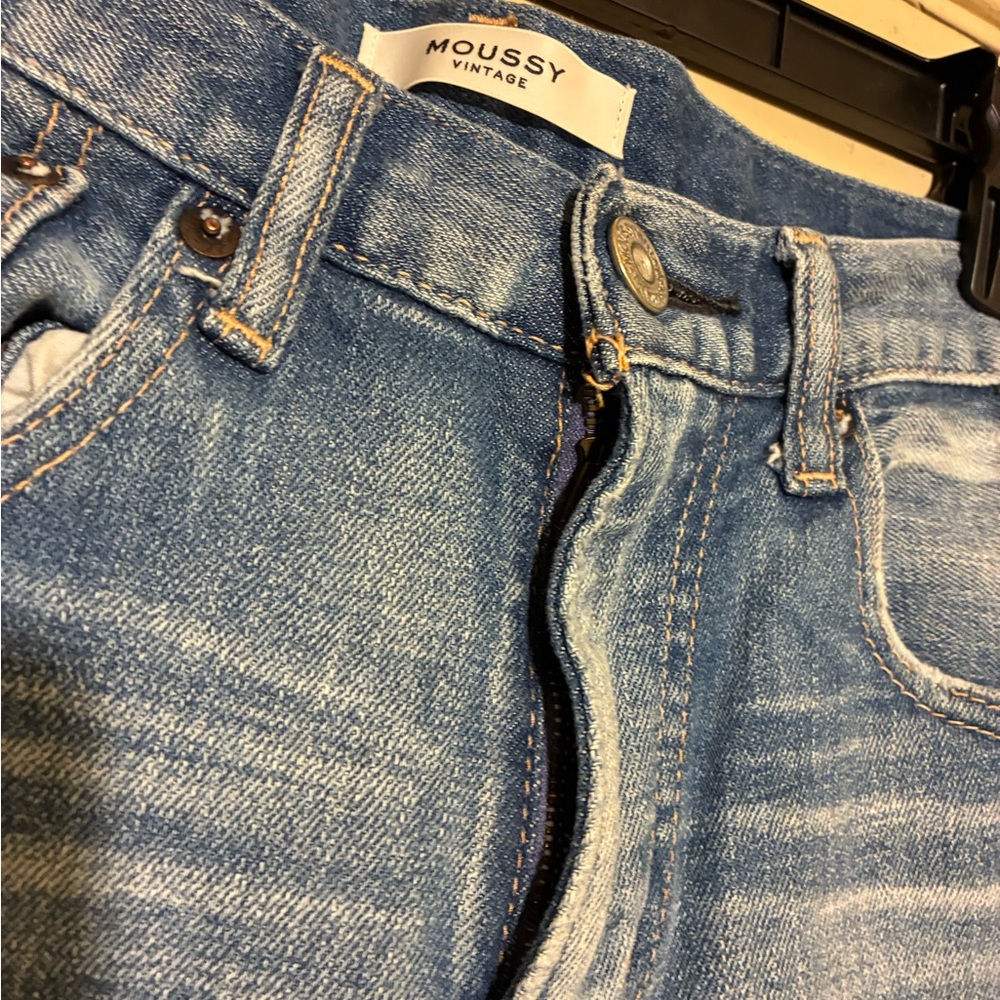 Moussy Vintage jeans in Helendale Skinny Sz 26 Distressed Mi Japan Japanese - Picture 8 of 10